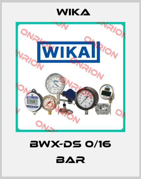 BWX-DS 0/16 bar Wika