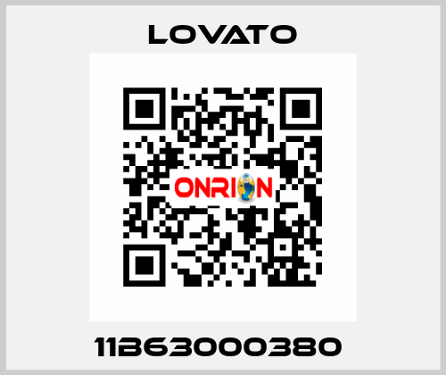 11B63000380  Lovato