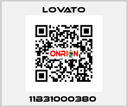 11B31000380  Lovato