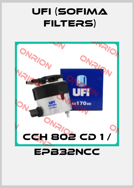 CCH 802 CD 1 / EPB32NCC Ufi (SOFIMA FILTERS)