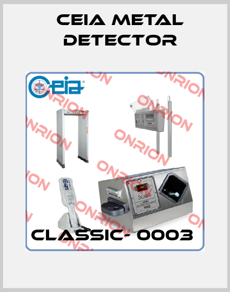 CLASSIC- 0003  CEIA METAL DETECTOR