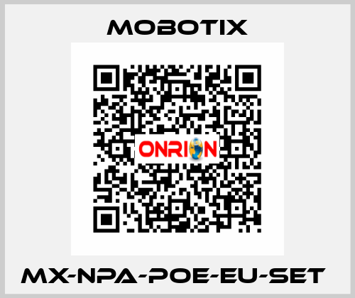 MX-NPA-PoE-EU-Set  MOBOTIX