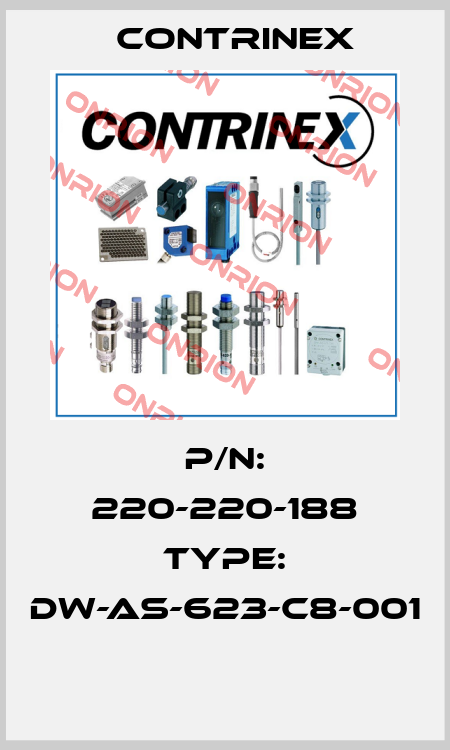 P/N: 220-220-188 Type: DW-AS-623-C8-001  Contrinex