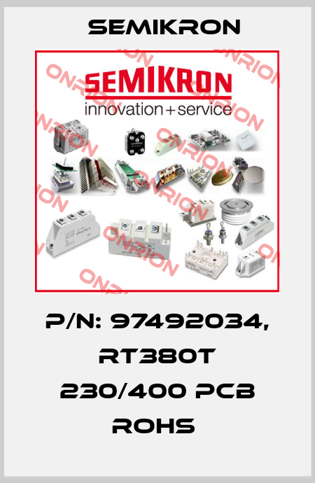 P/N: 97492034, RT380T 230/400 PCB RoHS  Semikron
