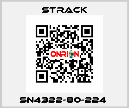 SN4322-80-224  Strack