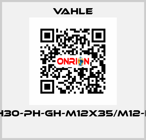 IS-GHH30-PH-GH-M12X35/M12-K4-AX  Vahle