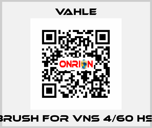 brush for VNS 4/60 HS  Vahle