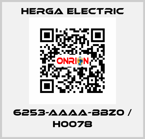 6253-AAAA-BBZ0 / H0078 Herga Electric