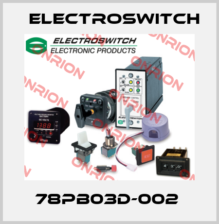 78PB03D-002  Electroswitch
