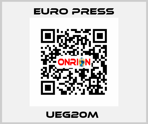 UEG20M  Euro Press