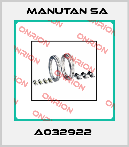 A032922  Manutan SA
