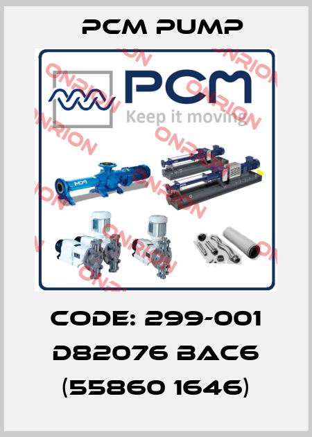Code: 299-001 D82076 BAC6 (55860 1646) PCM Pump