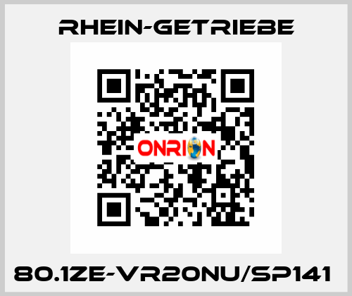 80.1ZE-VR20NU/SP141  Rhein-Getriebe