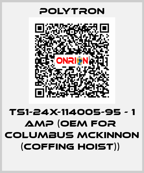 TS1-24X-114005-95 - 1 AMP (OEM for  Columbus McKinnon (Coffing Hoist))  Polytron