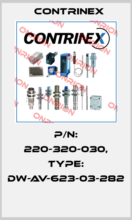 P/N: 220-320-030, Type: DW-AV-623-03-282  Contrinex