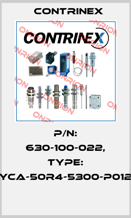 P/N: 630-100-022, Type: YCA-50R4-5300-P012  Contrinex