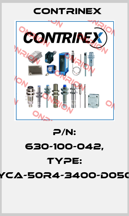 P/N: 630-100-042, Type: YCA-50R4-3400-D050  Contrinex