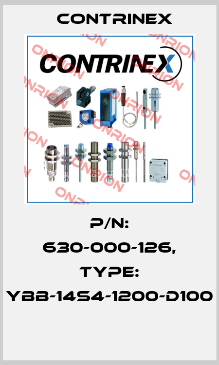 P/N: 630-000-126, Type: YBB-14S4-1200-D100  Contrinex