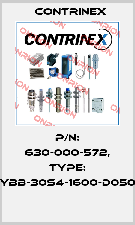 P/N: 630-000-572, Type: YBB-30S4-1600-D050  Contrinex