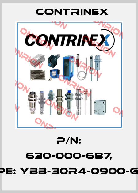 P/N: 630-000-687, Type: YBB-30R4-0900-G012 Contrinex