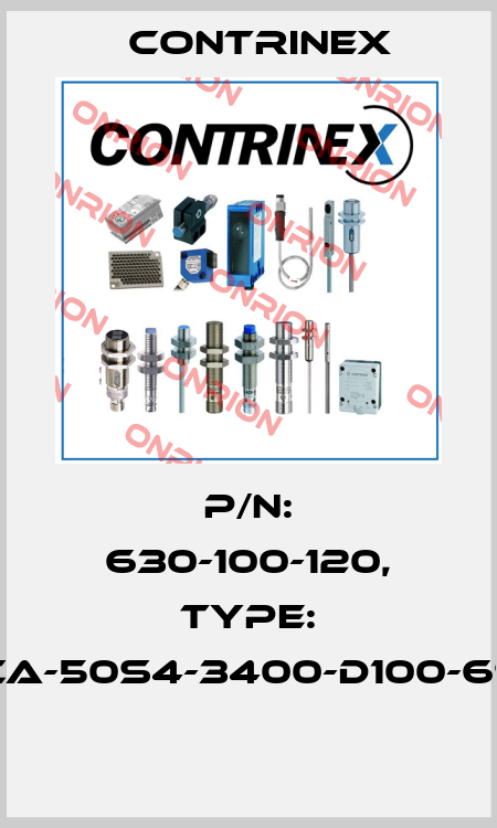 P/N: 630-100-120, Type: YCA-50S4-3400-D100-69K  Contrinex