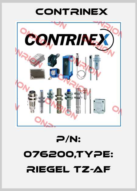 P/N: 076200,Type: RIEGEL TZ-AF Contrinex