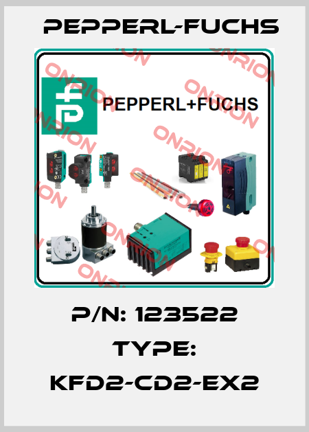 P/N: 123522 Type: KFD2-CD2-EX2 Pepperl-Fuchs