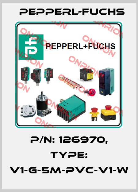 p/n: 126970, Type: V1-G-5M-PVC-V1-W Pepperl-Fuchs