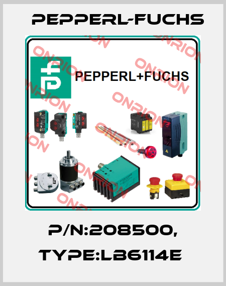 P/N:208500, Type:LB6114E  Pepperl-Fuchs
