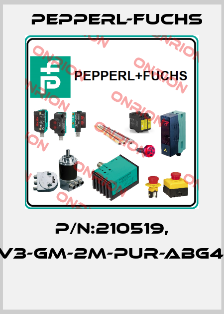 P/N:210519, Type:V3-GM-2M-PUR-ABG43-V1-G  Pepperl-Fuchs