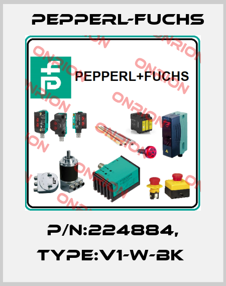 P/N:224884, Type:V1-W-BK  Pepperl-Fuchs