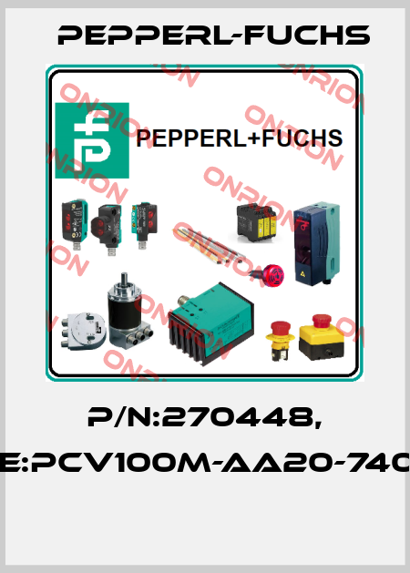 P/N:270448, Type:PCV100M-AA20-740000  Pepperl-Fuchs