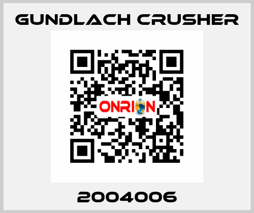 2004006 Gundlach Crusher