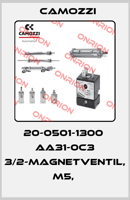 20-0501-1300  AA31-0C3 3/2-MAGNETVENTIL, M5,  Camozzi