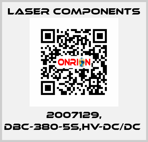 2007129, DBC-380-5S,HV-DC/DC  Laser Components