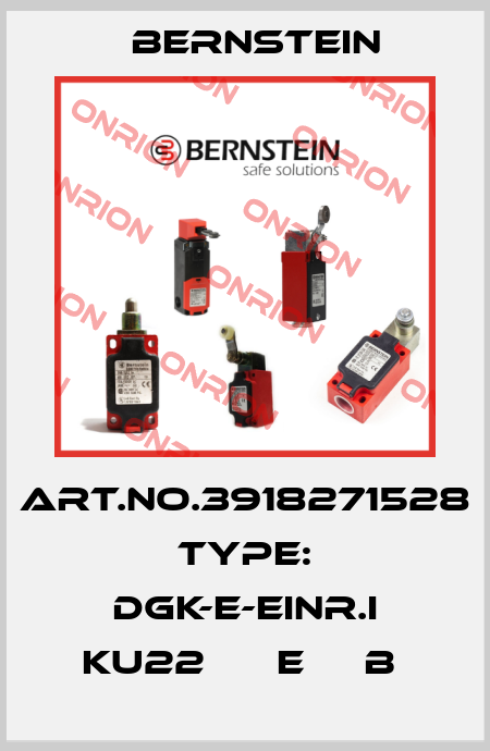 Art.No.3918271528 Type: DGK-E-EINR.I KU22      E     B  Bernstein