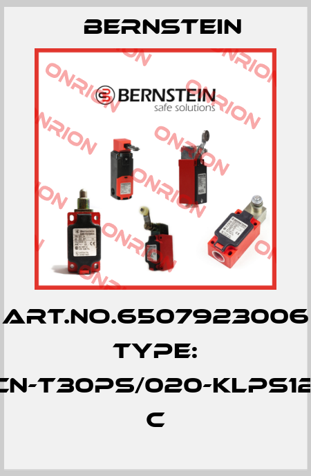 Art.No.6507923006 Type: KCN-T30PS/020-KLPS12V        C Bernstein