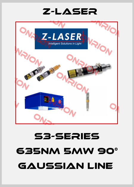 S3-Series 635nm 5mW 90° Gaussian Line  Z-LASER