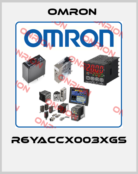 R6YACCX003XGS  Omron