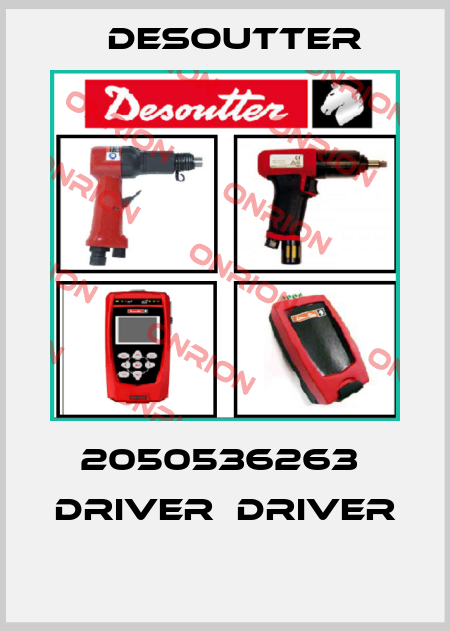 2050536263  DRIVER  DRIVER  Desoutter