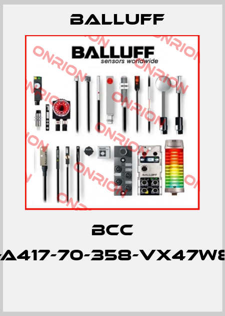 BCC A417-A417-70-358-VX47W8-050  Balluff
