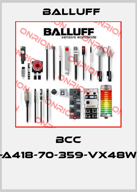 BCC A418-A418-70-359-VX48W8-150  Balluff