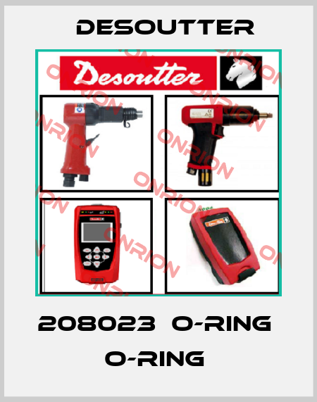 208023  O-RING  O-RING  Desoutter