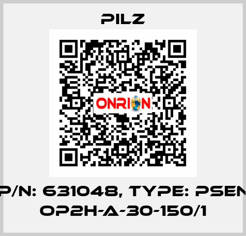 p/n: 631048, Type: PSEN op2H-A-30-150/1 Pilz