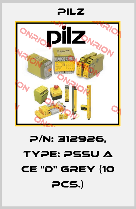 p/n: 312926, Type: PSSu A CE "D" grey (10 pcs.) Pilz