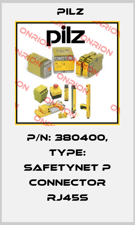 p/n: 380400, Type: SafetyNET p Connector RJ45s Pilz