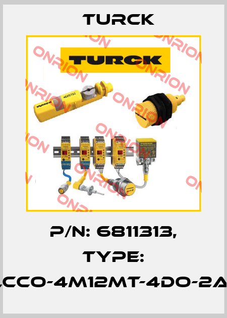 p/n: 6811313, Type: BLCCO-4M12MT-4DO-2A-P Turck