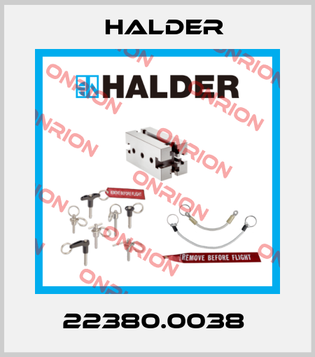 22380.0038  Halder