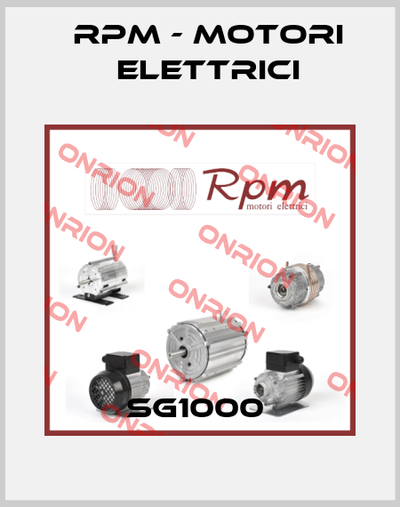 SG1000  RPM - Motori elettrici