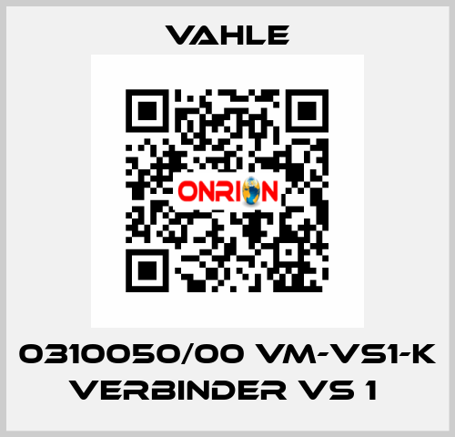 0310050/00 VM-VS1-K VERBINDER VS 1  Vahle